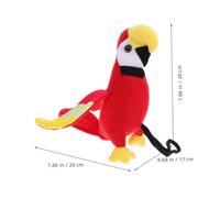 UPKOCH 2 pièces Accessoire Pirate Épaule Perroquet Réaliste et Confortable pour Costume Pirate Garçon Fille Fête Halloween