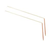 UPKOCH 2 pièces Baguettes de Radiesthésie Cuivre Pur Tiges Télescopiques Légères pour Détection Fantômes Chasse Au Trésor et Localisation Or Outils Portables Robustes et Polyvalents