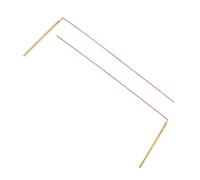 UPKOCH 2 pièces Baguettes Radiesthésie Laiton Flexibles Outils Divinatoires Cuivre Multifonctions pour Détection Eau Métaux et Objets Enterrés Légères et Portables pour Usage Extérieur