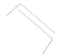 UPKOCH 2 pièces Baguettes Sourcier Cuivre Pur Bicolores Flexibles Tiges Radiesthésie Légères pour Détection Eau Trésors Objets Perdus et Énergie