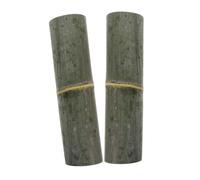 UPKOCH 2 Pièces Bamboo Water Fountain Parts Half Tube Design for Outdoor Patio Garden Landscaping Water Guide Channel Durable Leak Resistant Accessories