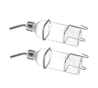 UPKOCH 2 Pièces Biberon Lapin Nain Lot de Abreuvoir Suspendu Étanche pour Chinchilla Hamster et Petits Animaux Distributeur Eau Durable Odeur