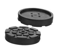 UPKOCH 2 pièces Bloc de Cric Caoutchouc Coussin Antidérapant Caoutchouc Résistant à Usure pour Protection Châssis Voiture Pad de Levage Stable et Amortissant Adapté Aux Supports de