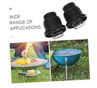 UPKOCH 2 pièces Bouton Poussoir Igniteur BBQ à Pile AA Kit de Remplacement Facile Capuchon de pour Allumeur de Grill Extérieur Installation Rapide sans Outil