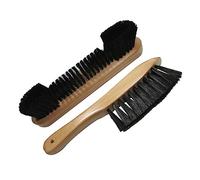 UPKOCH 2 pièces Brosse pour Table de Billard Brosse Douce sans Rayure avec Poils Longs à Cheval Outil de Nettoyage pour Billard Américain et Anglais Manche Confortable Naturel