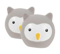 UPKOCH 2 Pièces Chouette Vocale Chiens Jouets Qui Couinent pour Petit Chien Animal De Compagnie Non à Mâcher pour Chien Jouets Qui Couinent pour Chiot Mandrin Émulsion
