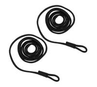 UPKOCH 2 Pièces Corde de Protection pour Yacht Lignes Amarrage Noires Résistantes Aux Chocs Accessoires Nautiques de Sécurité pour Bateaux et Quais Lot