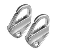 UPKOCH 2 pièces Crochet à Ressort Acier Inoxydable Crochet de Protection pour Bateau Attache Corde et Amarrage Lot de Résistant Corrosion Accessoires pour Voilier