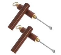 UPKOCH 2 pièces Cuillères à Oreille Outils Pratiques pour Élimination Du Cérumen Compactes et Durables pour Soins Auditifs à Domicile Couleurs Aléatoires Couleur Couleur Aléatoire