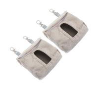 UPKOCH 2 pièces Distributeur de Nourriture pour Lapin et Cobaye Suspendu pour Cage Conteneur Étanche à Capacité pour Petits Animaux Râtelier de Foin Multifonctionnel