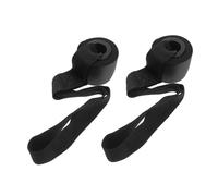 UPKOCH 2 pièces Fitness Door Buckle Élastique Résistance Training Strap Renforcé PVC pour Exercices à Lot de Noir Adapté Salle de Sport et Bandes Élastiques de Yoga