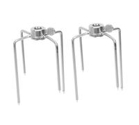 UPKOCH 2 pièces Fourches de Rôtissage Acier Inoxydable Résistantes à Haute Température Fourchettes de Barbecue Polyvalentes pour Viande et Poulet Accessoires Pratiques pour Four et Grill