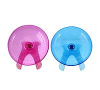 UPKOCH 2 Pièces Jouets Hamster d'OVNI de Jogging Hamster pour Roue de Engrener Rongeur Jouets de Course Roue de Souris Petite de Course de Plastique