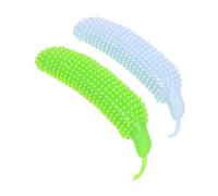 UPKOCH 2 Pièces Jouets pour Chiens Forme de Concombre Jouets à Mastiquer Amusants pour Chiens Accessoires de Décompression Dentition pour Chiots Bleu Vert
