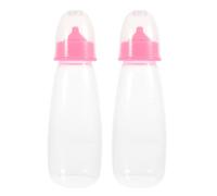 UPKOCH 2 Pièces laveur de fesses de bébé pour nouveau-né bouteille de nettoyage des fesses outil de soins pour bébé laveuse de fesses pour bébé nettoyeur rondelle bébé laveuse pp rose
