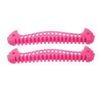UPKOCH 2 Pièces Lot de 2 Protège-Lames Extensibles en TPE pour Patins à Glace Artistiques et Hockey, Couleur Rose Fuchsia, Taille 255, Housses Flexibles pour Protection Rayures et