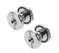 UPKOCH 2 Pièces Lot de 2 Vis à Tête Plate pour Plaque Dorsale de Plongée Fixation Sécurisée en Acier Inoxydable Compatibles Équipements de Plongée Harnais et Bouteilles Matériel de