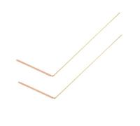 UPKOCH 2 pièces Lot de Tiges Radiesthésie Cuivre Pur pour Localisation Précise Trésors Eau et Or Outils Polyvalents Chasse Fantômes et Objets Enfouis Détection et Orientation Fiable