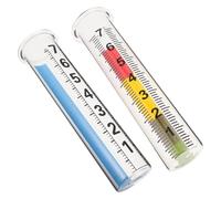 UPKOCH 2 Pièces Lot de Tubes de Remplacement Verre pour Pluviomètre Jardin Tubes Verre Borosilicate Résistants Aux Intempéries Mesure Précise des Précipitations Extérieur et Facile à Lire