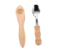 UPKOCH 2 Pièces Musical Spoons For Wooden Rhythm Percussion Instrument Montessori Music Toy Traditional Folk Hand Percussion Set For And Party Play