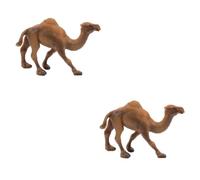 UPKOCH 2 Pièces Ornements Animal dessinéo Toy Enfants jardigel Parure d'animaux Statue d'animaux Jouet Figurine Animaux décors de Parure de Plastique