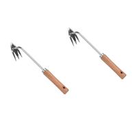 UPKOCH 2 Pièces Outils de désherbage extracteur Jardinage Suppression Outil d'extraction pour déracinement désherbeur Main Durable à Nouveau Outil de désherbage Manuel de Jardin Métal