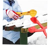 UPKOCH 2 pièces Pince à Boule de Neige Lot de Moule Ergonomique Plastique pour Jouets Dextérieur Fabrication Rapide de pour Activités de Plein Air Couleur Aléatoire Couleur Aléatoire