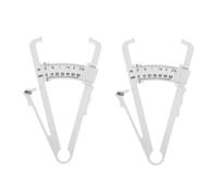 UPKOCH 2 pièces Pince de Mesure de Graisse Corporelle Étrier Compact Antidéchirure pour Plis Cutanés Échelle Précise et Outil Portable pour Évaluer Taux de Graisse