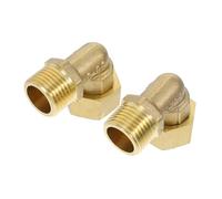 UPKOCH 2 pièces Raccord Cuivre Forgé pour Tuyau Eau Connecteur Fileté Pouce Résistant Corrosion et Chaleur Accessoires Plomberie pour Chauffe-Eau Lot