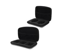 UPKOCH 2 pièces Sacoche de Rangement Portable pour Microphone et Accessoires Électroniques Étui Rigide Compact pour Câbles et Écouteurs Pochette Voyage Pratique et Robuste