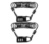 UPKOCH 2 pièces Serrure à Code Chiffres pour Vélo Lot de Câbles de Sécurité Verrou de Protection Portable et Aux Effractions