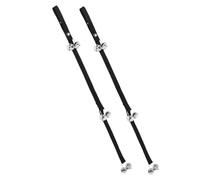 UPKOCH 2 Pièces Sonnette pour Chien De Compagnie Cloches d'apprentissage De La Propreté pour Chiots Sonnette De Porte pour Chien Cloches De Chien pour La Porte Nylon Black