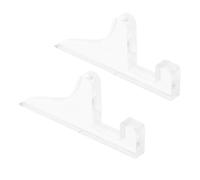 UPKOCH 2 Pièces Support de Cadre Photo en Acrylique Transparent, Design Élégant et Stable, Support Plat pour Photos et Certificats, pour Décoration de Mariage ou Boutique