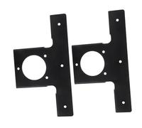 UPKOCH 2 Pièces Support pour Pergola Supports pour Pergola Support en Forme De t Raccords De Pergola De Pont Matériel De Support De Faisceau Support Pergola Black Le Fer