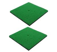 UPKOCH 2 pièces Tapis de Frappe Golf Lot de Tapis Practice Golf Intérieur Outil Matériel pour Débutants et Professionnels