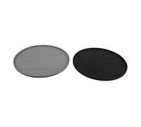 UPKOCH 2 Pièces Tapis de Nourriture Étanche pour Chien et Chat Tapis Antidérapant avec Bords Relevés pour Gamelles Eau et Nourriture Protection Débordements pour Mangeurs Désordonnés