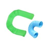 UPKOCH 2 pièces Tunnel Pliable pour Petits Animaux Tube Durable pour Hamster Rat et Tunnel Dexercice et Cachette pour Animaux de Compagnie Design Pliable Facile à Ranger Bleu et Vert