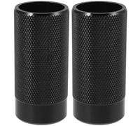 UPKOCH 2 Repose-Pieds de Vélo en Alliage D'aluminium Noir Antidérapants, Compact et Résistants à l'usure, Accessoires Pliants pour VTT, Vélo et Scooter, Fourniture Pratique pour Balades