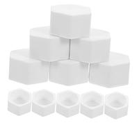 UPKOCH 20 Pièces Bouchons Hexagonaux Filetés Pouce pour Tuyaux Eau Embouts de Tuyauterie Interne Npt pour Systèmes Irrigation et