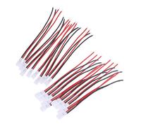 UPKOCH 20 pièces Câbles Silicone Ultra Souples Haute Résistance Thermique pour Batterie et Moteur Rc Bateau Voiture Avion Connecteurs Mâles et Femelles Rapide Alimentation Électrique