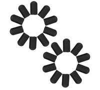 UPKOCH 20 Pièces Embouts Silicone Pour Bâtons De Batterie Accessoires Silencieux De Percussion Protection Anti-bruit Amortisseurs De Vibration Compatible Bâtons Standard