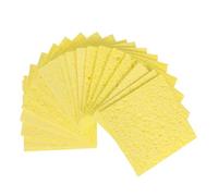 UPKOCH 20 pièces Éponge de Habitat pour Crabes de Éponges Carrées Non Blanchies pour Maintien de Humidité Fournitures Crabe pour Environnement Sain et