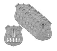 UPKOCH 20 Pièces Lot Badges Police Cosplay Petits Pins Décoratifs pour Déguisement Carnaval Fête