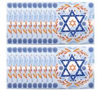 UPKOCH 20 pièces Serviettes Papier Hanoukka Motif Étoile de David Jetables pour Fêtes Juives et Célébrations Festives
