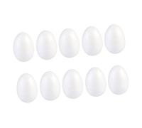UPKOCH 20 Œufs en Mousse Solides Blancs 7 Cm à Peindre Soi-même pour Décoration de Pâques, Activités Manuelles Garçon et Filles, Loisirs Créatifs et Projets Artisanaux