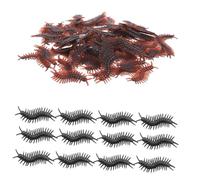 UPKOCH 200 Pièces Jouets Mille-Pattes Faux Réalistes Modèles Simulation pour Décoration Jardin Farces Halloween et Fête Poisson Avril
