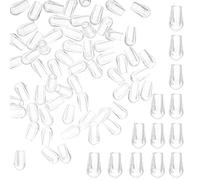 UPKOCH 200pièces Couvercles Ronds Pour Lave-vaisselle Petits Embouts De Rechange Transparents Accessoires De Cuisine Pour Protéger Chaises