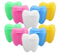 UPKOCH 20pièces Lot De Boîtes à Dents De Lait Pour Garçon Et Filles Porte-souvenirs Coloré De Fleur Organisateur Pratique Pince à Épiler Pour Conserver Premières Dents Et Cheveux De Garço