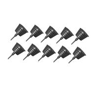 UPKOCH 22 Pièces Boîte à Engrais Plastique pour Jardinage Récipients Pratiques pour Bonsai et Fertilisation avec Couvercle Noir Grand Modèle