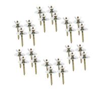 UPKOCH 24 Ensembles Support de Perchoir pour Oiseaux avec Vis de Fixation Accessoires de Quincaillerie pour Cages à Oiseaux de Facile à Installer et Pratique pour Sécuriser Nichoirs et